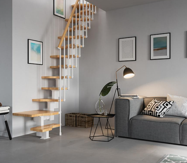 省スペース階段(ロフト階段/屋根裏階段)『ミニ』 ピラミッド