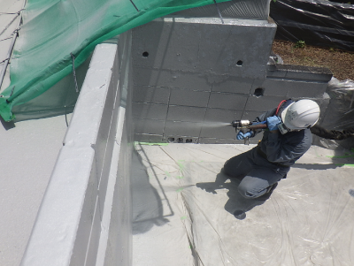 【超速硬化/強靭化】ポリウレア樹脂 スプレーコーティング工法