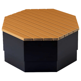 屋外フレキシブルオクタゴンベンチM3472OR-G895RMEM