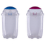 透明分別ゴミ箱（90L）ビン用／品番M638PDN-90L-BL