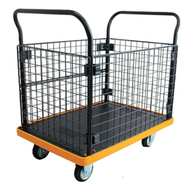 両袖網付き運搬台業務用メッシュワゴン台車M1144PP307YH
