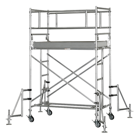Aluminum high-altitude work scaffold 1-step set narrow width specification M196RA1NHDP product image