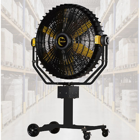 首振りタイプ超強風角度調整付フロアー扇M4290FJHM-10N