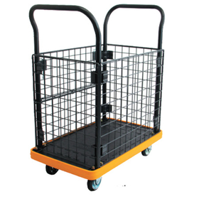 両袖網付き運搬台業務用メッシュワゴン台車M1144PP157YH