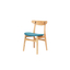 9517 Chair [Red Oak/3E Lake Blue]