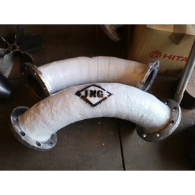 【化学プラント向け】FRP被覆耐摩耗ベンド管