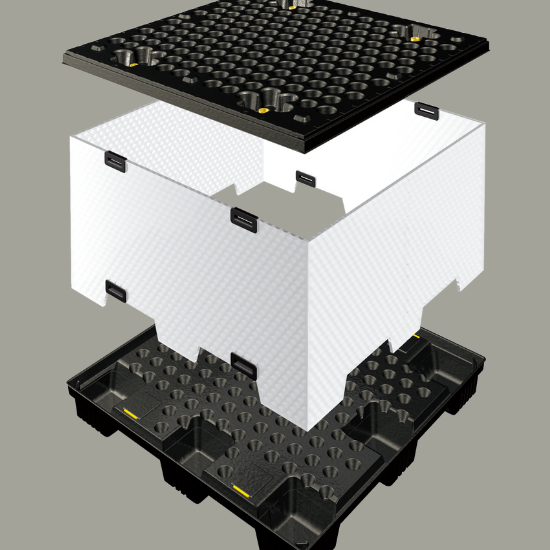 【食品製造向け】大型コンテナスリーブボックス：衛生管理をサポート