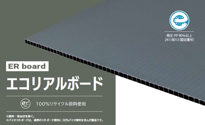 【印刷業界向け】100%再生原料で製造したプラダンシート