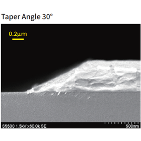 Al taper control etching solution