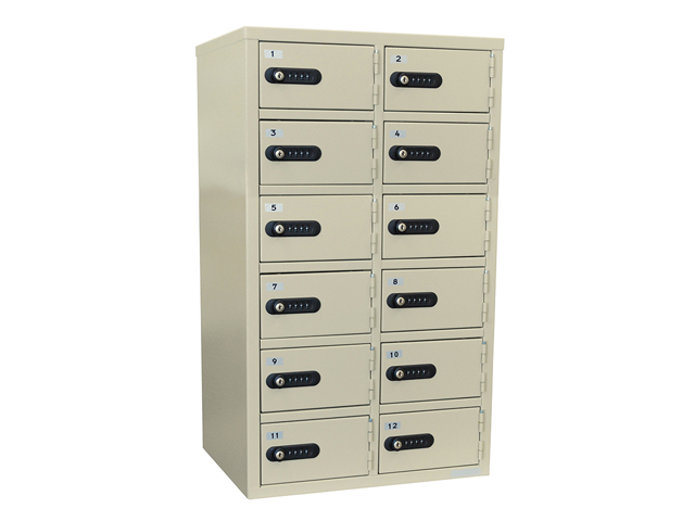 エーコー 貴重品ロッカー LK-308 (ダイヤル式/8人用) トミザワ