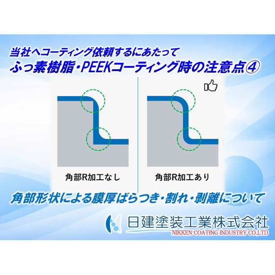 【その他】ふっ素樹脂コーティング・PEEKコーティング時の注意点?　角部形状による膜厚ばらつき・割れ・剥離について.jpg