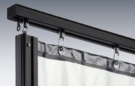 D30/D40ブラックレール・ポール（アルミ）