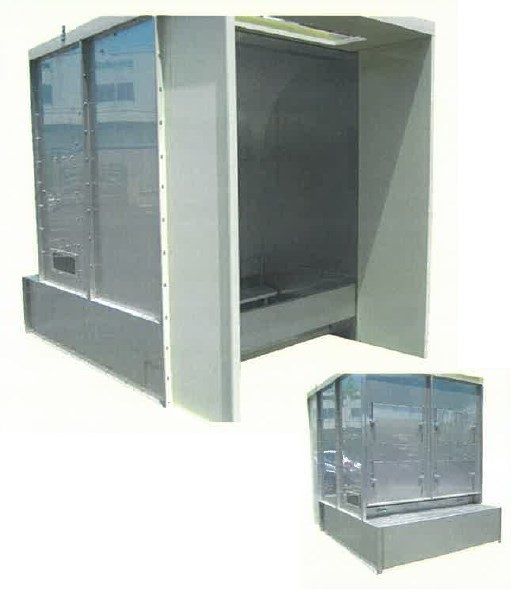 エアースクリーン・ベンチュー・ステンレスブース