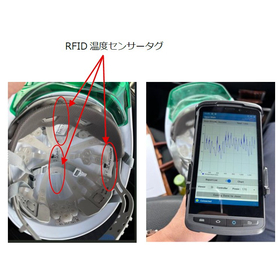 作業員の温度推移を把握する│RFIDタグ型温度ロガー活用事例紹介