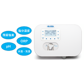 Proportional control chemical injection device for chlorine and pH controller.