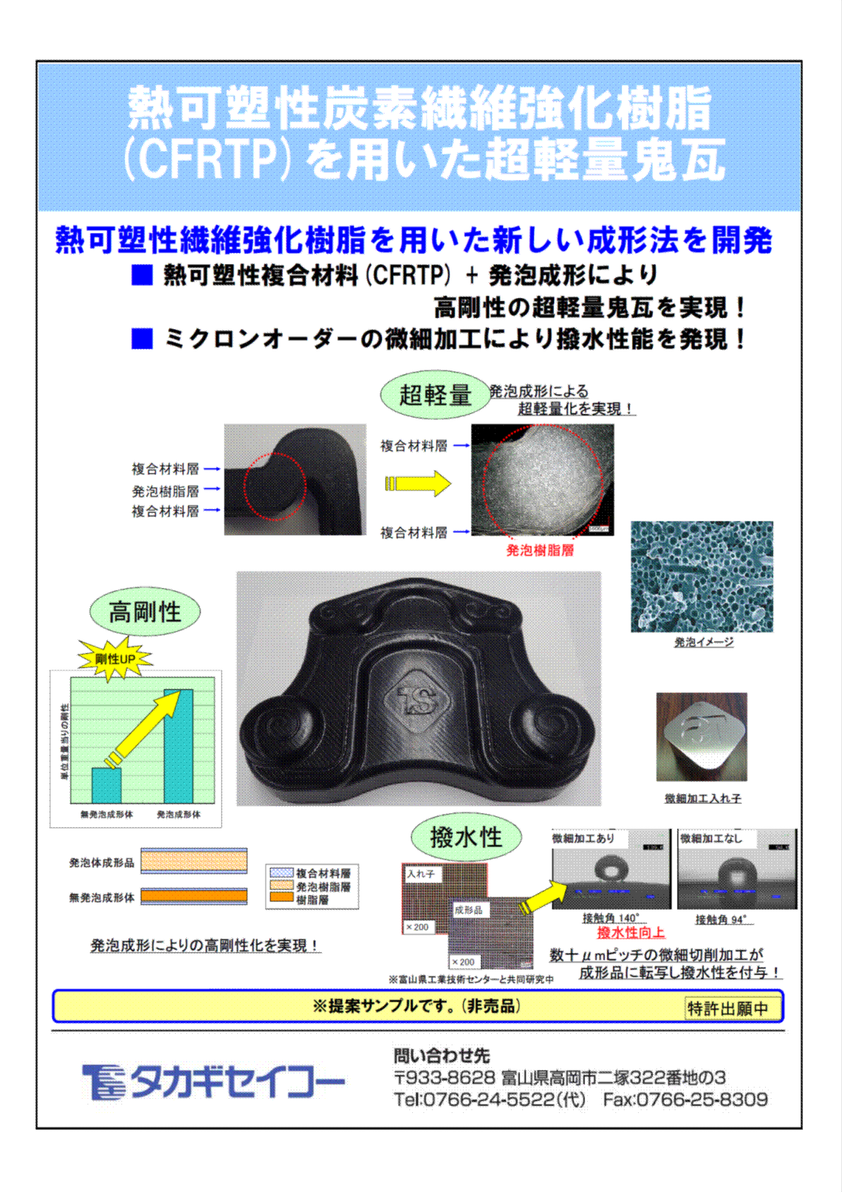 熱可塑性繊維強化材を用いた超軽量構造体