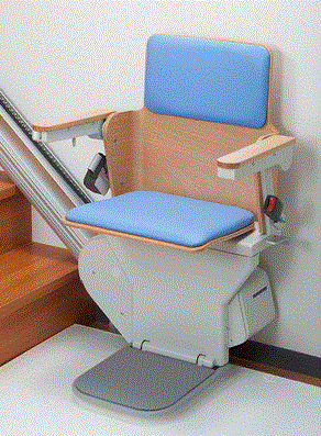 いす式階段昇降機　屋内直線階段専用「エスコートスリム」