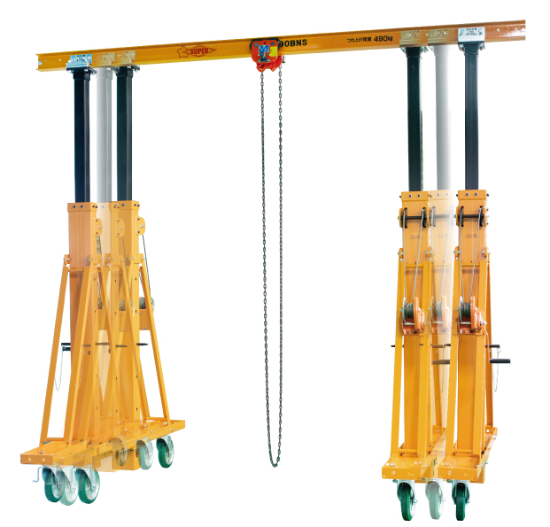 PMC-BNSポータブル門型クレーン(伸縮型)スパン調整タイプ 