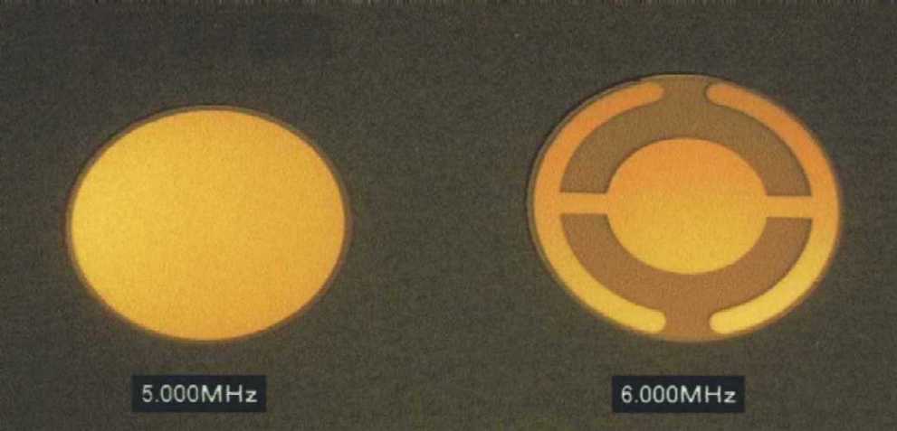 膜厚モニター用水晶振動子