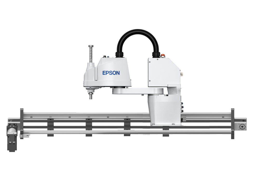 エプソンロボットの7軸目(走行軸)用リニアアクチュエータ | イグス