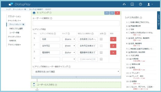 チャットボット『DialogPlay』
