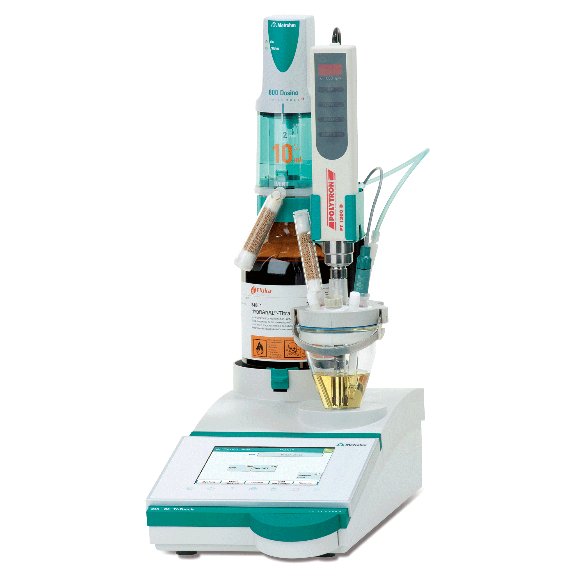 カールフィッシャー水分計915《容量法、0～100％水分測定用》