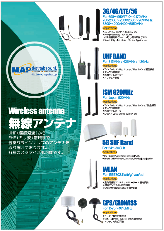無線アンテナ　製品カタログ