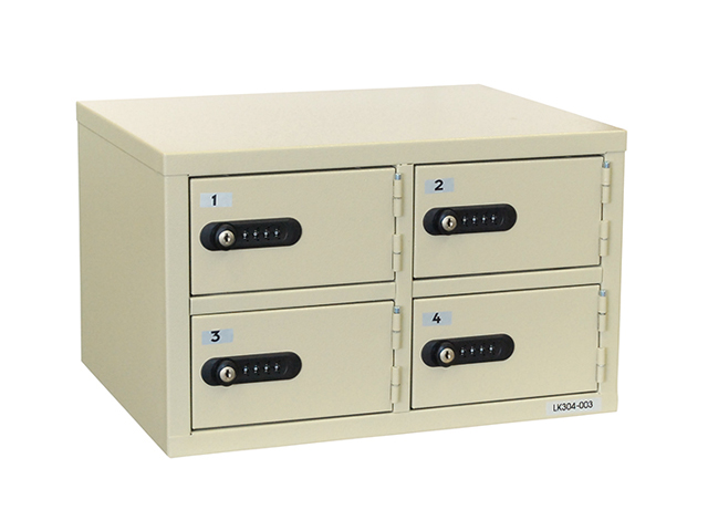 エーコー 貴重品ロッカー LK-308 (ダイヤル式/8人用) トミザワ