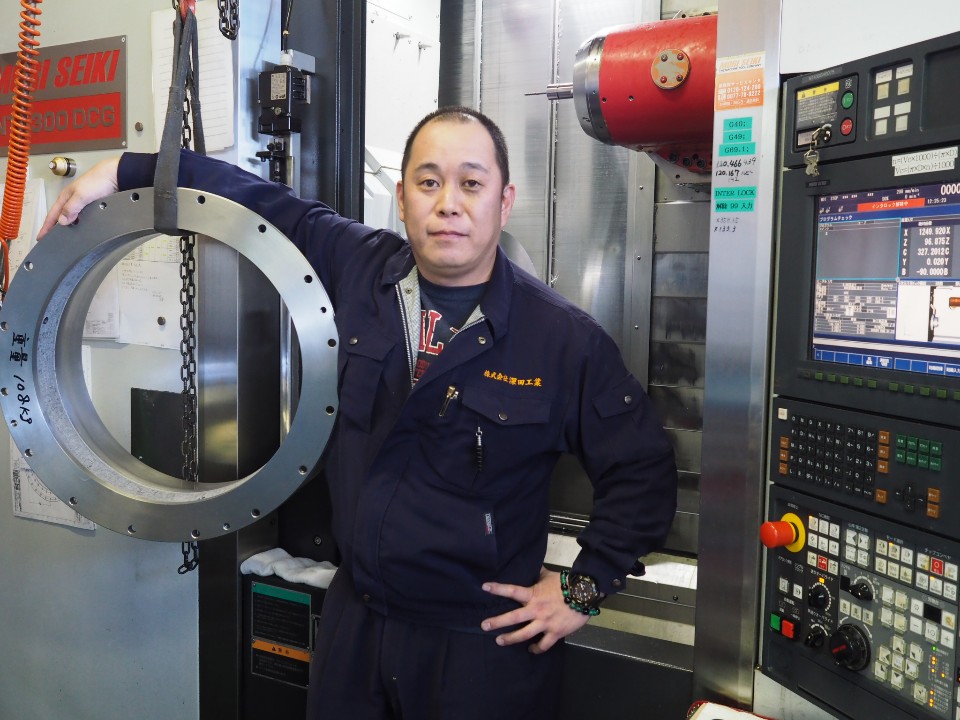 【大物旋盤加工事例】SUSΦ650 航空機向け部品