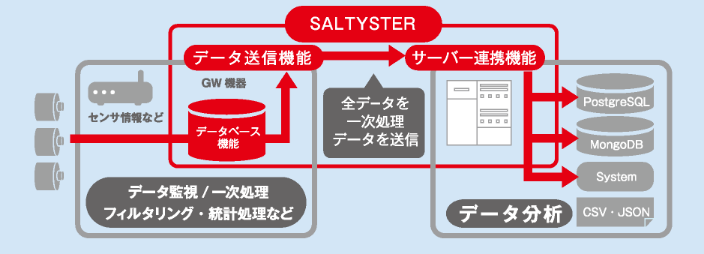 データ管理システム『SALTYSTER』