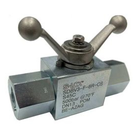 蝶ハンドル型 高圧用 ねじ込み式 ボールバルブ