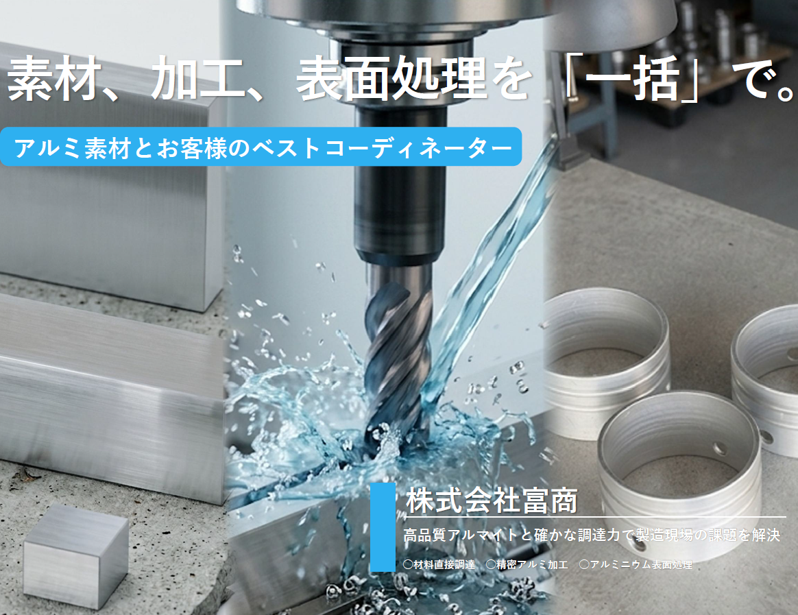 【建設向け】アルミ部品の意匠性を向上