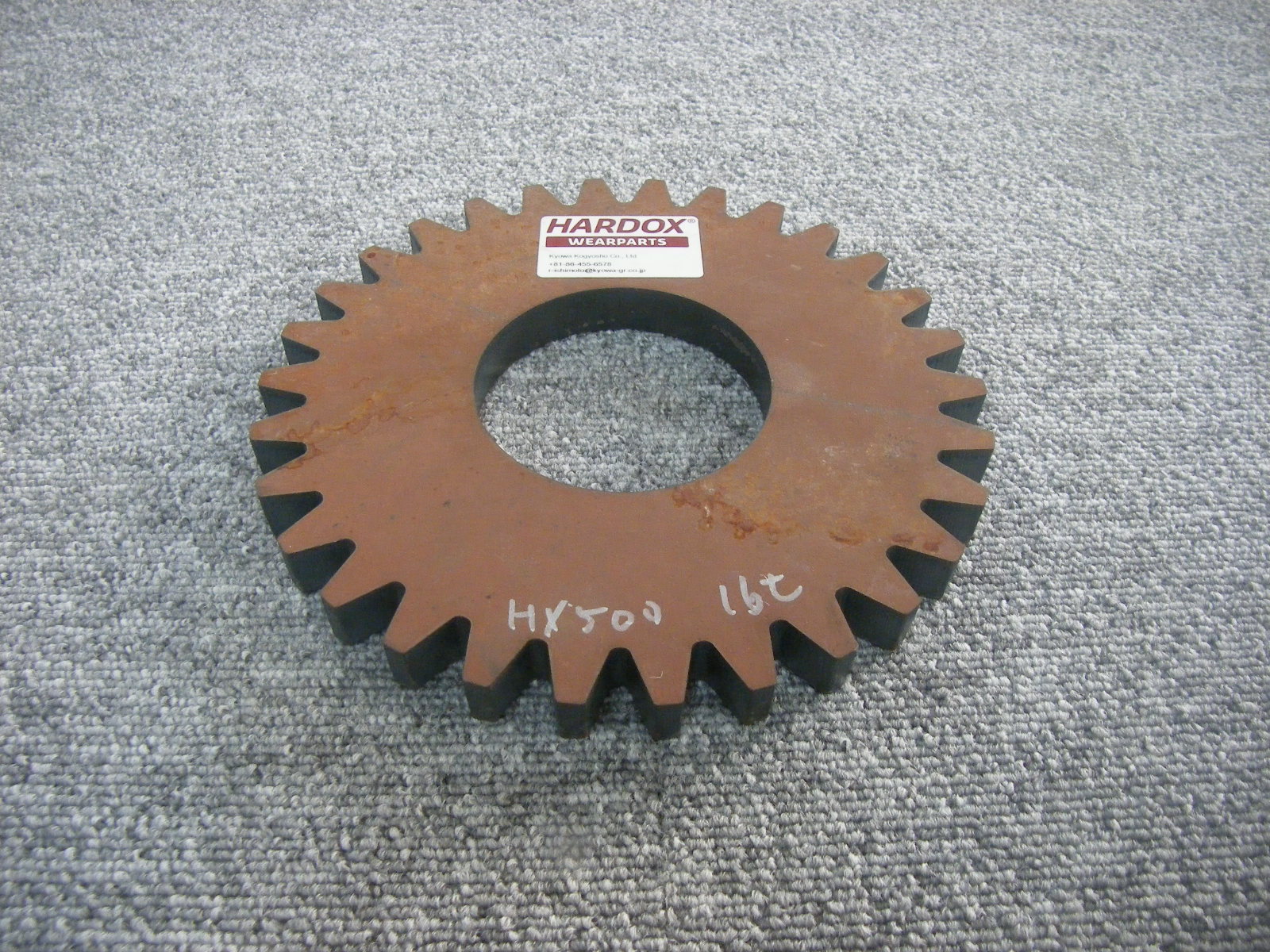 HARDOX（ハルドックス）耐摩耗歯型部品製品事例