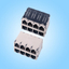8ポート　RJ45コネクタ　LED付