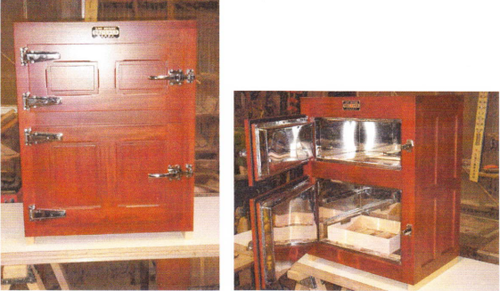 木製家具「氷式木製冷蔵庫3」