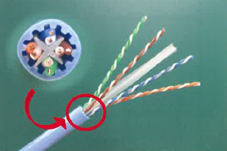 GIGAスクール対応ケーブル (EM)UTP-C6A