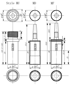1-3型コンポジット探触子