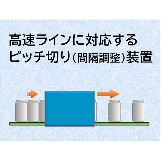 Max2000 ピッチ切り装置(高速ライン対応 Max2000本/分) | 高嶋技研 - Powered by イプロスものづくり