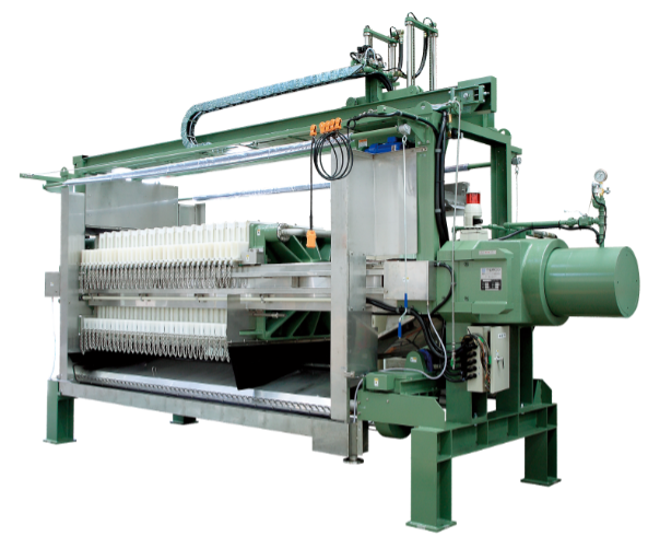 全自動圧搾式フィルタープレス TFAP型 | カナデビア - Powered