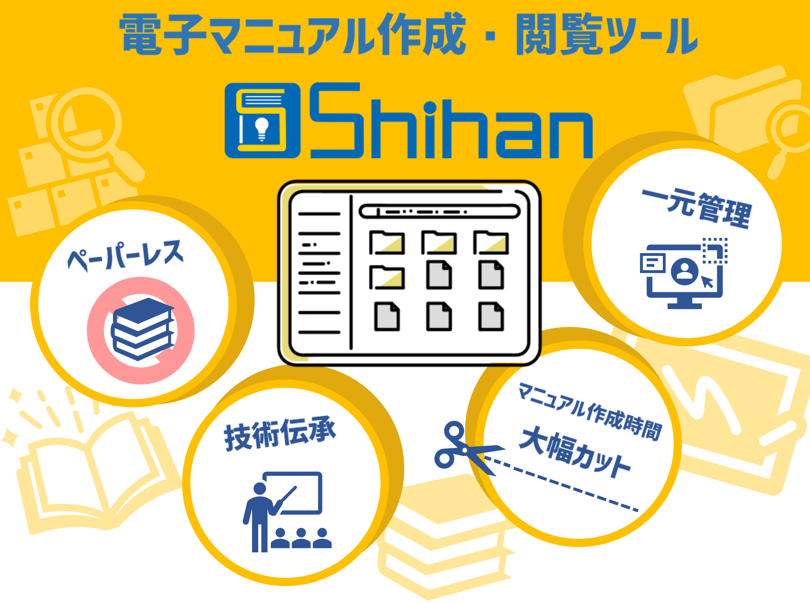【動画マニュアル】電子マニュアル作成・閲覧ツール『Shihan』