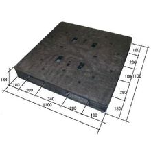 リサイクル材使用物流パレット『D4-1111R/R4-1111』