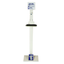 Foot-operated disinfectant stand FP