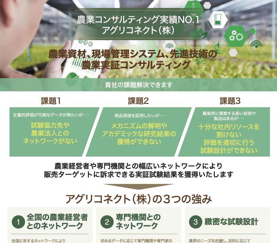 農業実証コンサルティング