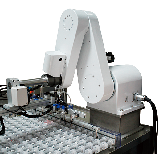 NX761 Dラック式自動投入機（3軸ロボットタイプ）