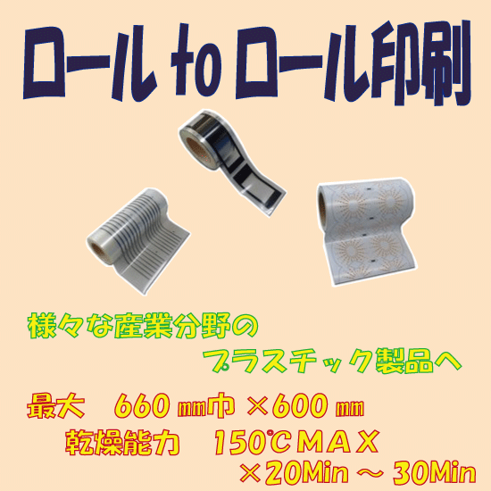 全自動ロール方式スクリーン印刷【試作対応が可能！】