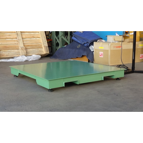 Fork guide-equipped platform scale, road foot type SDL-FG