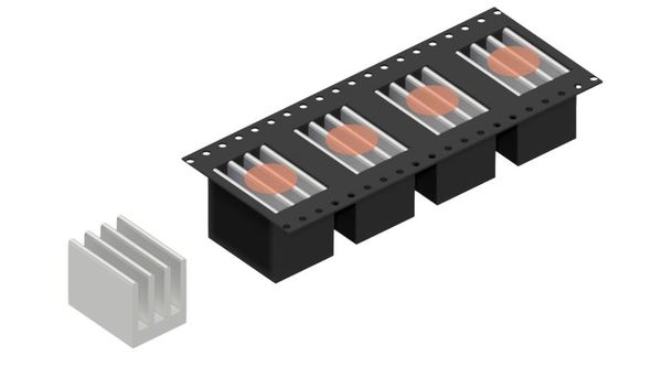 ICKSMDK19MIBTR 表面実装デバイス用ヒートシンク