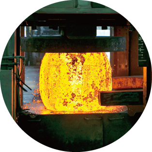 山崎機械の鍛造技術