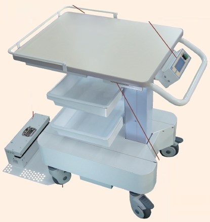 バッテリー充電型ナースカート『エレカート(医療用)』