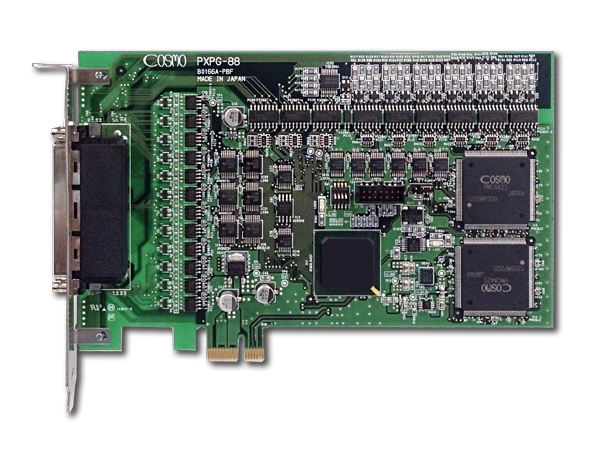 PCI-Express対応モータコントローラ PXPG-88 コスモテックス